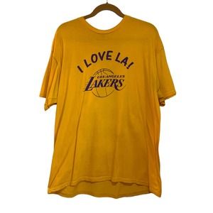 Lakers I Love LA Vintage Short Sleeve Stadium Shirt sz XL